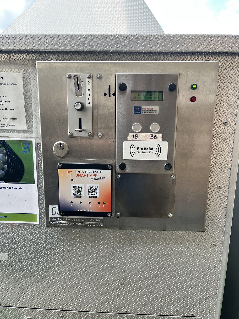 PinPoint Memory Key Systems - Getränkeautomat Abbuchungsstation